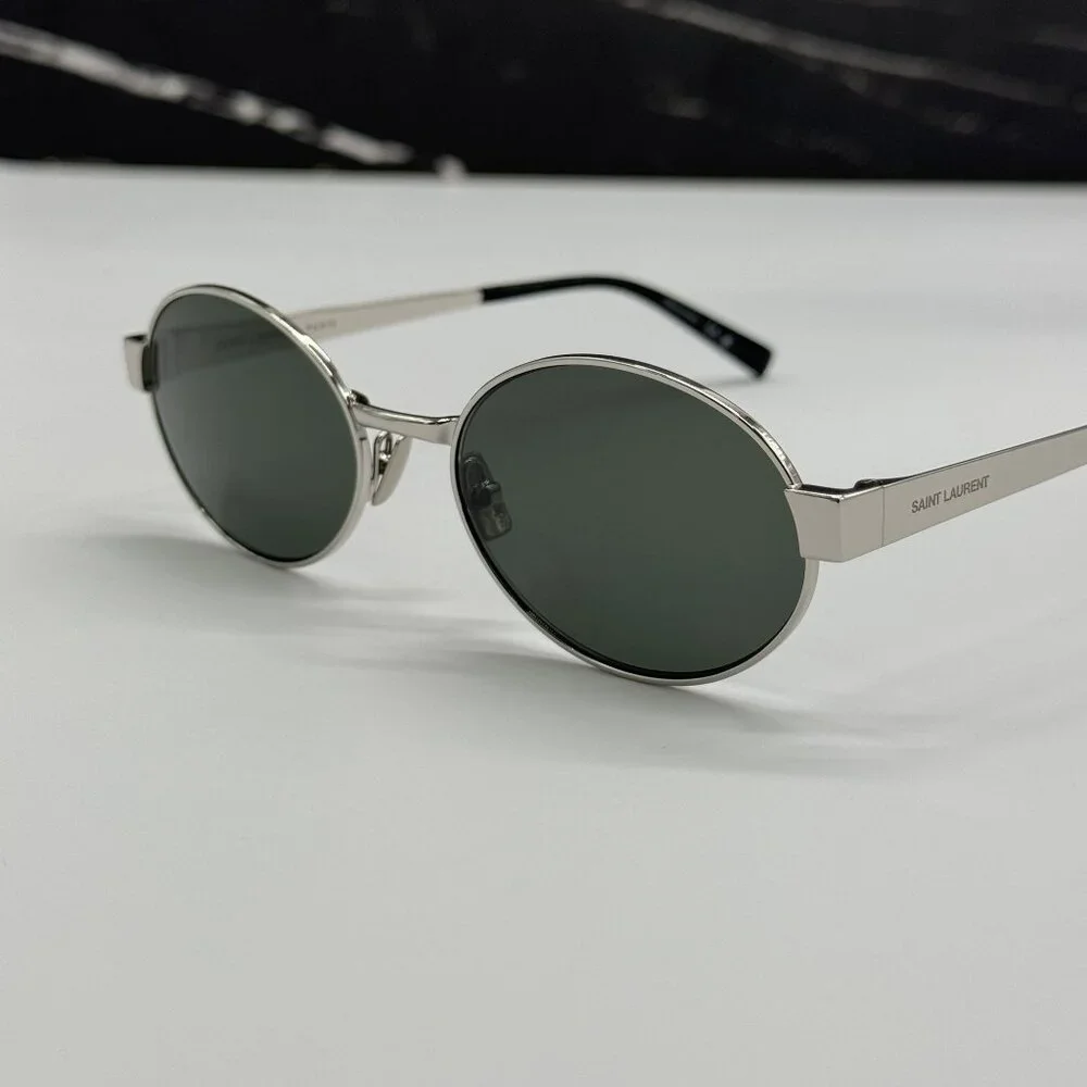 NEW SAINT LAURENT SL692 OO2 SILVER UNISEX SUNGLASSES SAINT LAURENT SL 692 OO2 - Picture 6 of 11